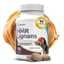 K9 Select HMR Lignans for Dogs - Enhancer for Global Wellness, Imune Support for Dogs - Norway Spruce Extract Holistic Dog Health - Digestion, & Coat Care - Peanut Butter, 20mg, 90 Tablets