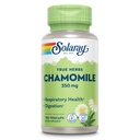 Camomila SOLARAY, Apoio calmante para a digestão, Trato respiratório e relaxamento, 100 Servings, 100 VegCaps