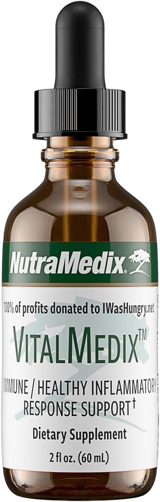 NutraMedix VitalMedix - Garra de Gato & Extrato de Planta Moringa - Suplemento de Energia Diária para Saúde Imune e Vitalidade Global - Rico em Vitaminas e Minerais (2 onças)
