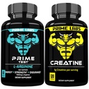 Prime Labs L Arginina (60 ct) + Cápsulas Creatinas (120 ct)