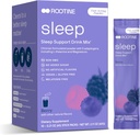 Suplemento de sono, Pó calmo de magnésio sem melatonina, GABA, L-Theanina, Myo-inositol, calma mistura de bebida de sono para ajudar a relaxar, pó de sono, pó de magnésio para dormir, Super calma mistura de bebida 24pk