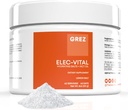GREZ ELEC-Vital Electrolytes Powder No Sugar - Hydration Powder, Keto Electrolytes No Sugar - Complete Mineral Support, Sódio, Potássio, Magnésio, Zinco - 60 Servings