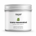 Cápsulas de Resveratrol Ultra alta pureza - 99% Trans-Resveratrol - Extrato de Algas Japonesas - Imunidade de Suporte, Suporte Envelhecimento saudável - 120 Caps Reservatrol Suplemento