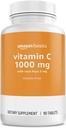 Basics - Vitamina C, 1000 mg com Rose Hips 5mg, 90 comprimidos (1 por porção), sem glúten