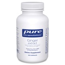 Puro Encapsulamentos Extrato de gengibre Suplemento para apoiar os sistemas digestivo, musculoesquelético e cardiovascular* 120 Cápsulas