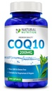 Genéricos Natural Vitamina Coq10 200mg, 200 Cápsulas, Absorção Rápida - Gluten Free & Non-GMO