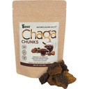 Sayan Siberiano Puro Chaga Cogumelo Chunks Raw com Black Top Crust 4 Oz / 113 g – Premium Chá Antioxidante Selvagem para apoio imunológico, foco e saúde digestiva - Não-GMO