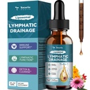 Drenagem Linfática Lipossômica Drops - 11 em 1 Suplemento Linfático Orgânico Drenagem com Burdock Root, Echinacea, Elderberry, Calendula, Cleavers Herb, Dandelion Suporta Saúde Linfática 2 FL.OZ