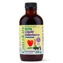 CHILDLIFE Essentials Organic Elderberry Syrup for Kids - Liquid Elderberry for Toddlers, Elderberry Extract Drops, Tintura para bebês, crianças, crianças - 4 Fl Oz