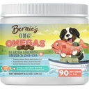 O OMG de Bernie! Omegas mastiga para cães - 5X força extra DHA+EPA, óleo de peixe, pele saudável & casaco, alívio de alergia, suplemento conjunto (Flavor de Porco)