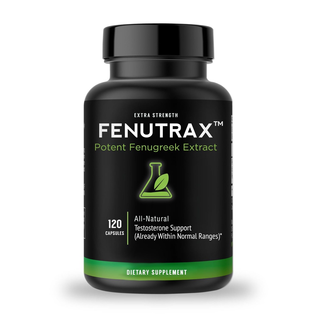 VitaMonk FenuTraxTM Extrato de Fenugreek 2 Meses de Fornecimento - Mais Forte do que Testofen para Homens - Extrato de Sementes de Fenugreek - Apoio ao Crescimento Músculo, Energia e Drive