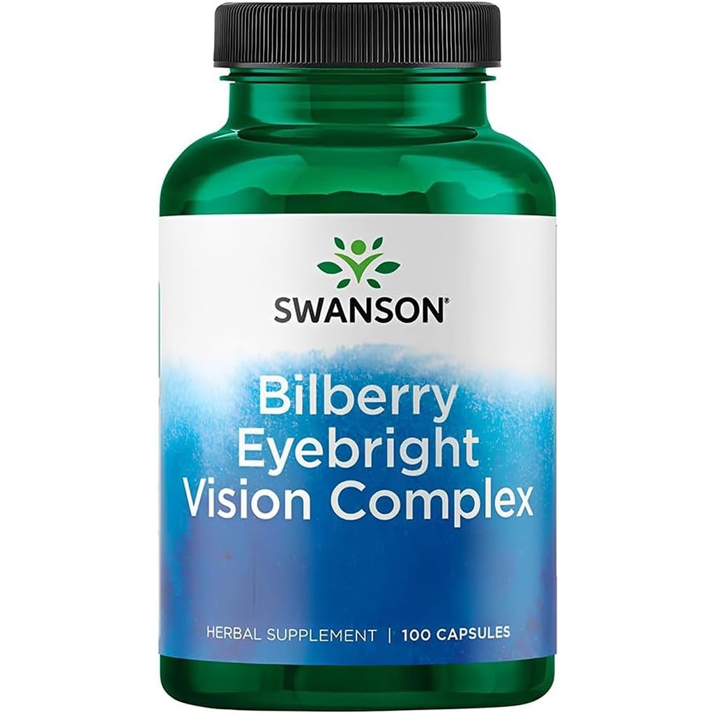 Swanson Bilberry Eyebright Vision Complex (100 Cápsulas)