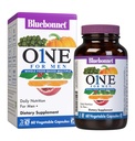 Bluebonnet Nutrition masculino uma cápsula vegetal, alimentos inteiros múltiplos, K2, orgânico, energia, vitalidade, não-GMO, glúten, soja e leite livre, Kosher, fornecimento de 3 meses, 90 contagem
