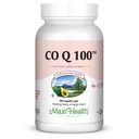 Maxi Health COQ10 100mg Cápsulas – 100mg Coenzyme Q10 para Apoio ao Coração e Energia – Kosher Certified CO Q 10 Suplemento – Suplementos de Saúde do Coração Não-GMO e Sem Glúten - 90 Cápsulas Líquidas