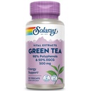 SOLARAY Garantido potência verde folha de chá extrair dupla força, tampa de veg (Btl-Plastic) 500mg