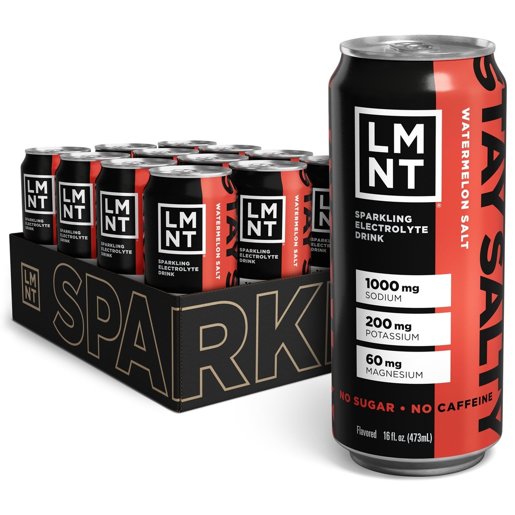 Beba LMNT Sparkling Electrolyte Drink - Sal de melancia