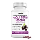 Vitapia Maqui Berry 1000mg - Maqui Berry Powder Supplement - Vegan Friendly, Non-GMO e Gluten-Free - 180 Cápsulas Veggie