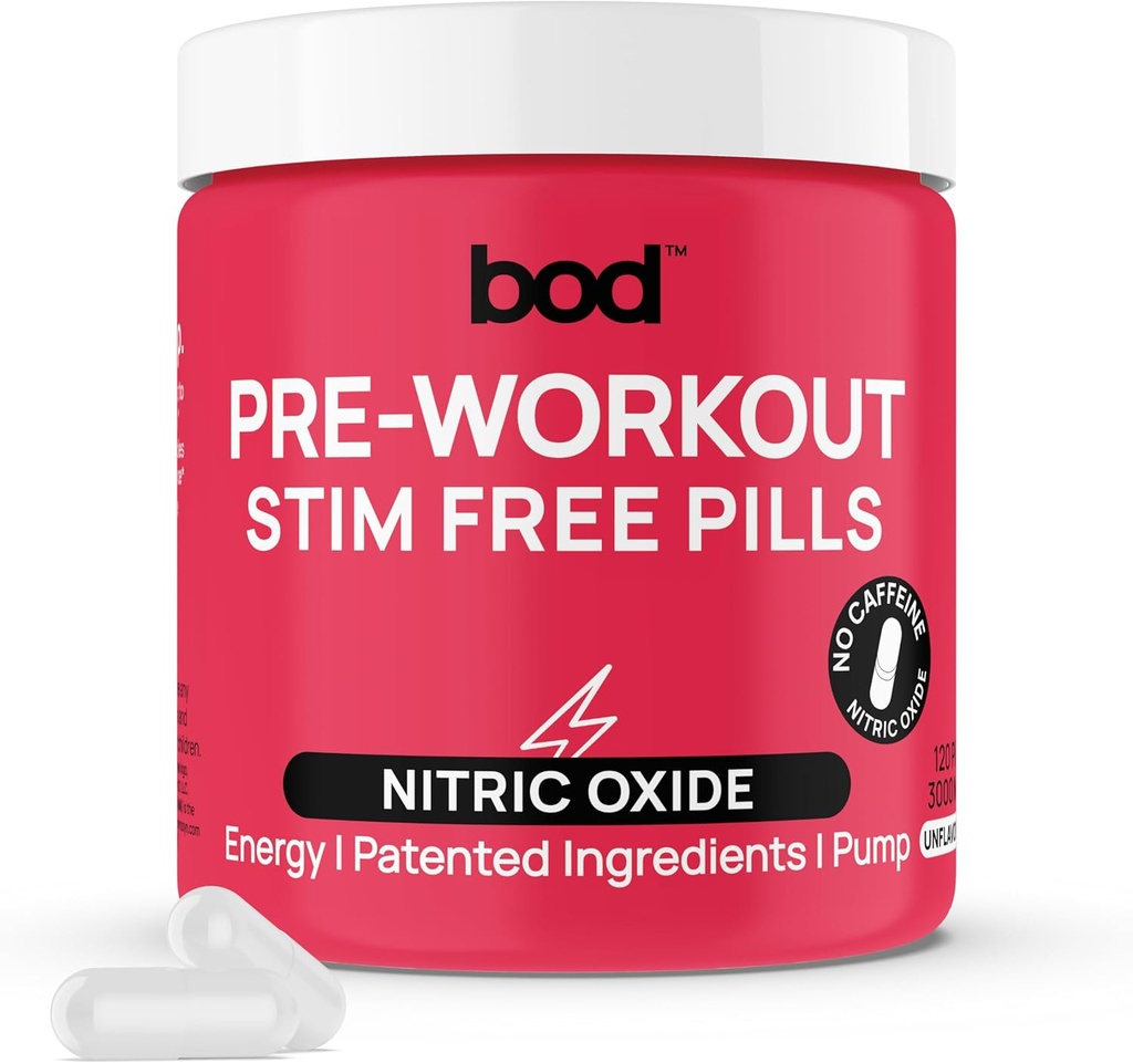 Pílulas de pré-treino com chá verde natural, Eletrólitos, L-Theanina, Raiz de beterraba, Suporta energia, Endurance, Desempenho de treino com Sem Jitters ou Crash, Vegan Pré-treino para mulheres e homens, 120Pills