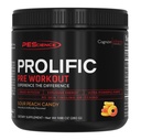 PEScience Prolífico Pré Treino Pó para Homens e Mulheres com L-Citrulina Nitric Oxide Booster, Energia Pó e Nootrópico para Foco – Pré-treino sem Beta Alanine – 40 Scoops, Doce de pêssego azedo
