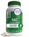 Health Thru Nutrition NAC N-Acetil-Cysteine 600mg 120 Cápsulas □ Vegan Certified □ O mais puro suplemento NAC Supplement □ Suporta funções saudáveis do fígado do pulmão & saúde celular □ Não-GMO Soy & Gluten Free