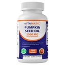 Vitamatic Pumpkin Seed Oil 2000mg Softgel Cápsulas por serviço - 180 Softgels - 1000mg por softgel