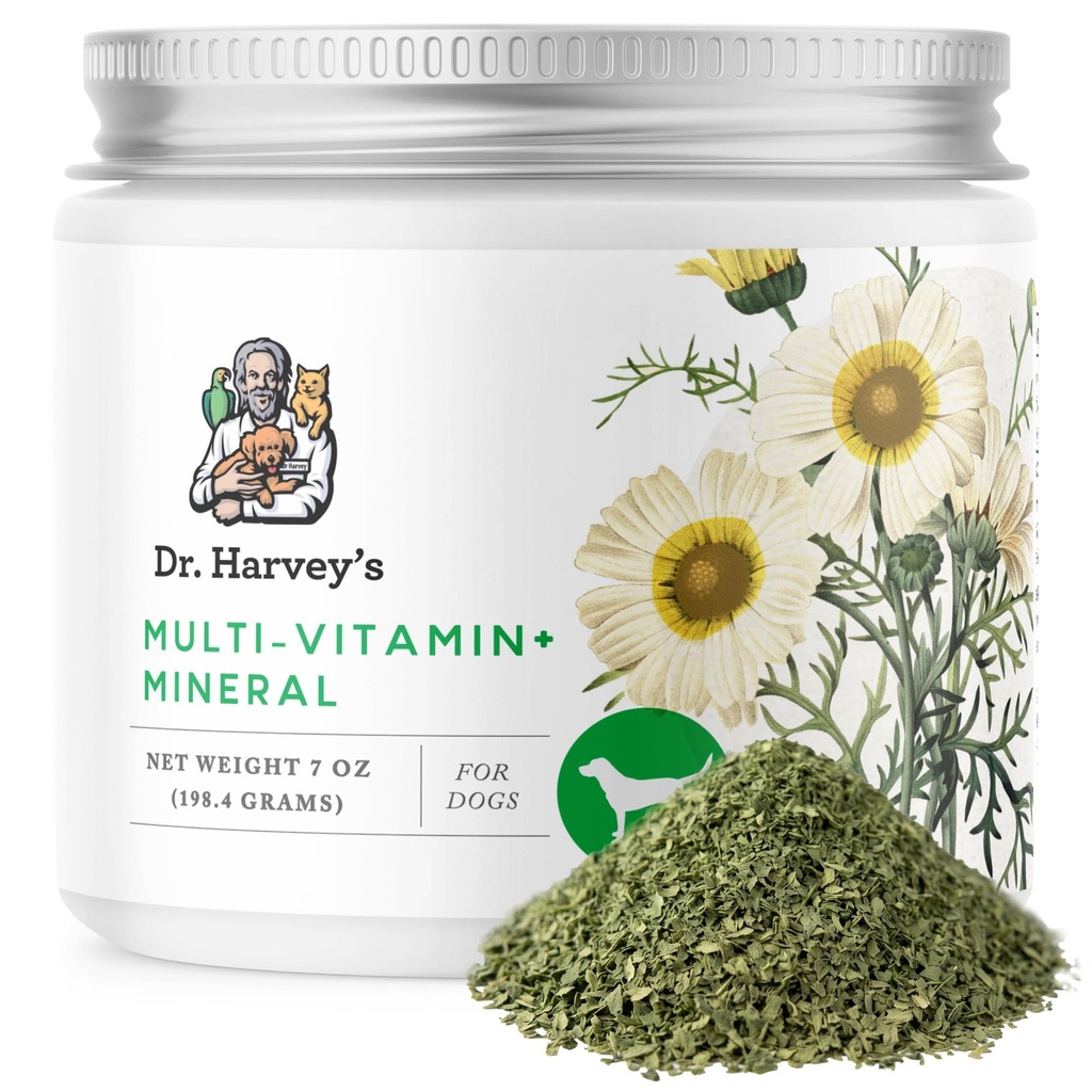 Dr. Harvey's Herbal Multi-Vitamina e Suplemento Mineral para Cães (7 Onças)