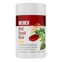 Weider Red Levess Rice Plus 1200mg, com 850mg de Fitoesteróis naturais, sem glúten, fornecimento de um mês