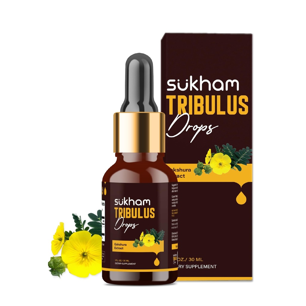 Tribulus Terrestris Liquid Drops TTT-120 Tribulus Extract (Extrato de Tribulus) 3rd Party Lab Tested (Extrato de Tribulus Terrestris) para Recuperação e Desempenho - 1 FL.OZ (40 Servões) com Saponinas e Flavonóides, Concentrado Líquido Livre de Álcool