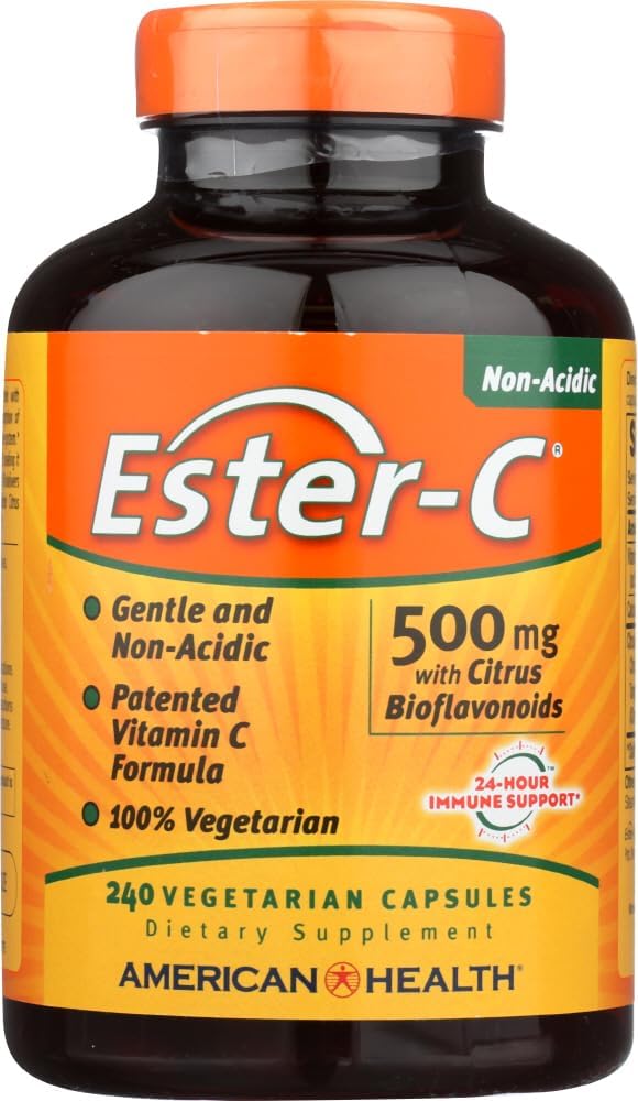 Ester-C 500 com Citrus Bioflavonoides; Vegetariano