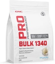 GNC Pro Desempenho Bulk 1340 massa Gainer Protein Powder, 50g, Gluten Free, Whey, Creatine, BCAA, 3o partido testado, Recuperação muscular e crescimento, Micronutrientes, Baunilha Sorvete, 9 Servings