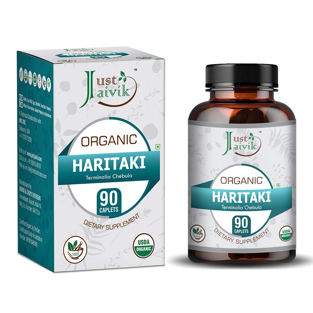 Apenas Jaivik Organic Haritaki (Terminalia Chebula) - 750mg (90 Comprimidos)