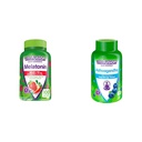 Vitafusion Max Força Melatonina Gummy Supplements, 100 Count Ashwagandha Gummies, 60 Count