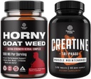 Complexo de extrato de erva com tesão para homens e mulheres Energia reforçada e resistência e pílulas de alta resistência tri fase creatina - Optimal Muscle Builder Creatine Supplement for Men and Women