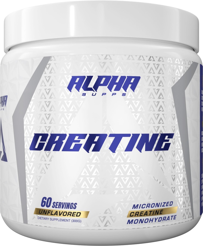 Alpha Supps - Alpha Creatina Mono-hidratado em pó suporta crescimento muscular