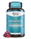 Pure By Nature Prostate Supplement for Men, Beta Sitosterol Prostate Health Supplement with Zinc for Urinary Tract Support, Facility Frequent Urination & Improved Sleep, Gluten-Free, Non-GMO 90 Cápsulas