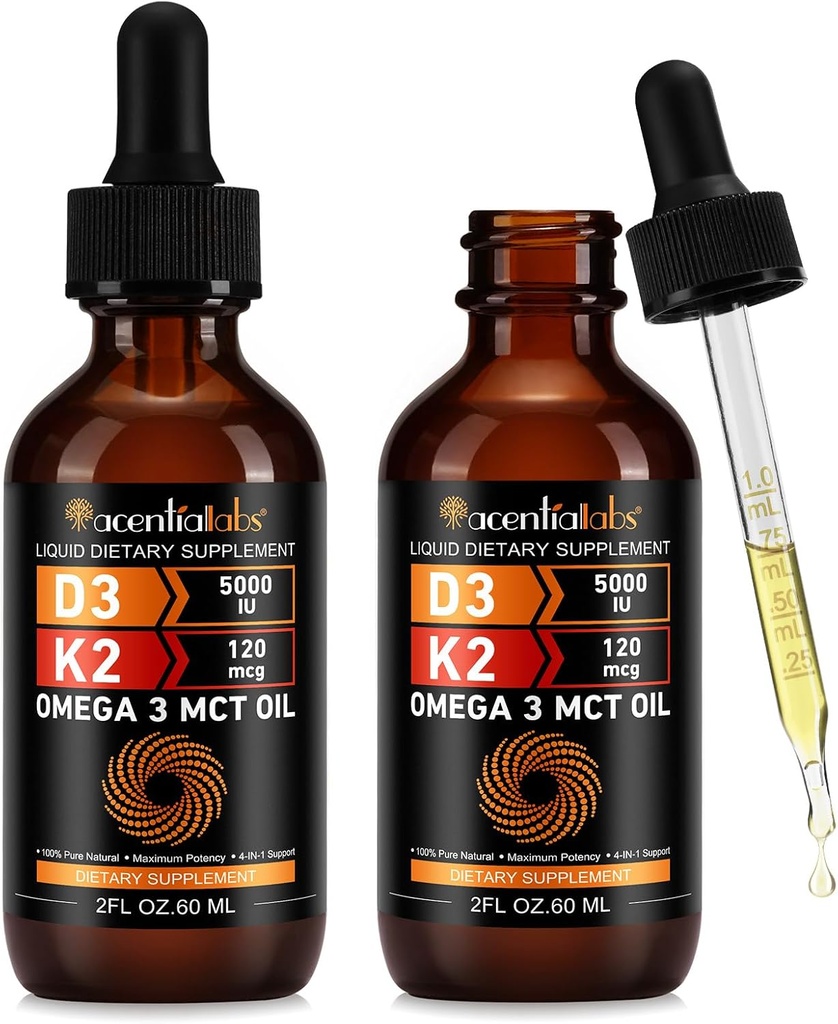Vitamina D3 Líquida K2,Vitamina D Gotas,Vitamina D3 K2,Vitamina D Líquida,Vitamina D Líquida,Vitamina D orgânica,D3 K2 Suplemento Vitamina,Vitamina D3 e K2,D3 K2 Suplemento Vitamina (2pack)