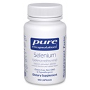 Encapsulamentos puros Selenium - 200 mcg - para função celular saudável, sistema imunológico e defesas antioxidantes - Suplemento mineral - Vegan & Gluten Grátis - 180 Cápsulas