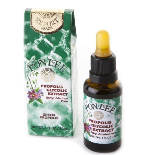 Pon Lee Brasil Green Bee Propolis Liquid Extract No Alcohol 30ML 1 Pack