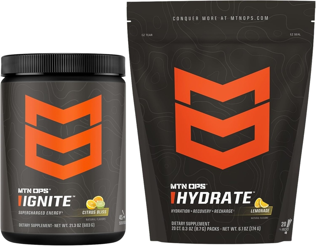 MTN OPS Ignite Citrus Bliss + Hydrate Limonada Bundle
