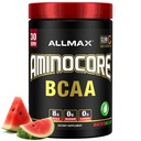 ALLMAX Nutrition AMINOCORE BCAA – 8G BCAAs – 100% Pure Branch Chained Amino Acids – Gluten Free - Melancia - 315 Gram