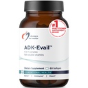 Designs para Saúde ADK Evail - 5000 UI VIT D3 com Vitaminas A, E (Annatto Gamma Delta Tocotrienols), K (K1 + K2) - Complexo de Vitamina D Solúvel Gordura - Ósseo + Suporte Imune - Não-GMO (60 Softgels)