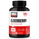 FORCE FACTOR Elderberry Cápsulas, Suplemento de Imunidade e Antioxidantes Suplemento para Homens e Mulheres, Imunidade diária Boost, Vegan, Sem Gelatina, Não-GMO, 100 Cápsulas Vegetais