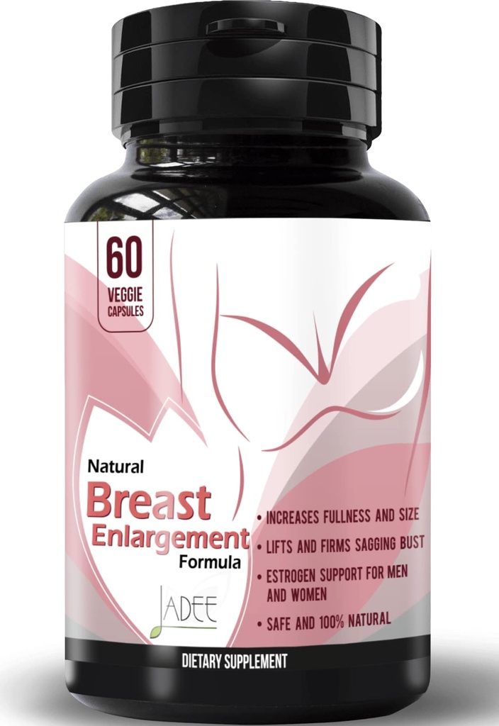 Pílulas de aumento da mama e suplemento de estrogênio para mulheres e homens – Pílulas de alargamento da mama para mulheres e transgênero - 60 Pílulas de crescimento da mama com Pueraria Mirifica - Peito maior, Peitos maiores