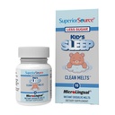 Derretimentos limpos do sono superior do miúdo - Suplemento Premium do sono para crianças - Contém Melatonina, L-Theanina e GABA - Menos açúcar - Não-GMO, Sem glúten - 90 MicroLingual Instant-Dissolve Melts
