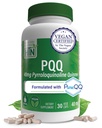 Saúde Thru Nutrition PQQ 40mg 30 Servings Pyrroloquinoline Quinone as PureQQ – Promove a Biogênese Mitocondrial – Certificado Vegan – Não-GMO Gluten Soy Cápsulas grátis – Limpar o rótulo PQQQ Suplemento