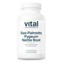 Vital Nutrients Saw Palmetto com Pygeum & Nettle Root - Vegan Saw Palmetto para homens apoia a função de próstata saudável* - Gluten, Dairy, Soy Free - 120 Cápsulas