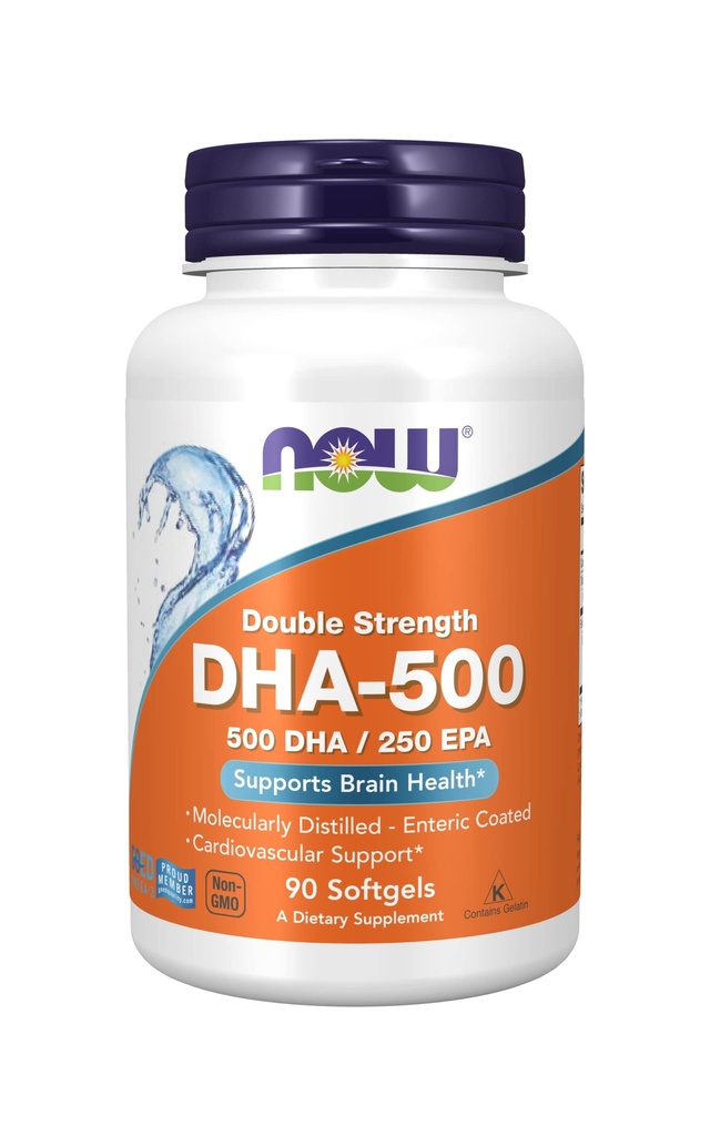 DHA-500, 90 Softgels by Now Foods (Pacote de 2)