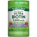 Verdade da natureza Biotin 5000mcg 78 rápida Dissolver Comprimidos