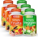Simply Nature's Proledge - Embalado com 42 frutas e vegetais diferentes - 3 Mês de Fornecimento - Made with Whole Food Superfoods - com Aloe Vera - 100% Soy Free - 540 Cápsulas