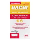 Ácido Probiótico diário com Bacillus Coagulans, Suplemento dietético para a saúde digestiva, 100 Cápsulas